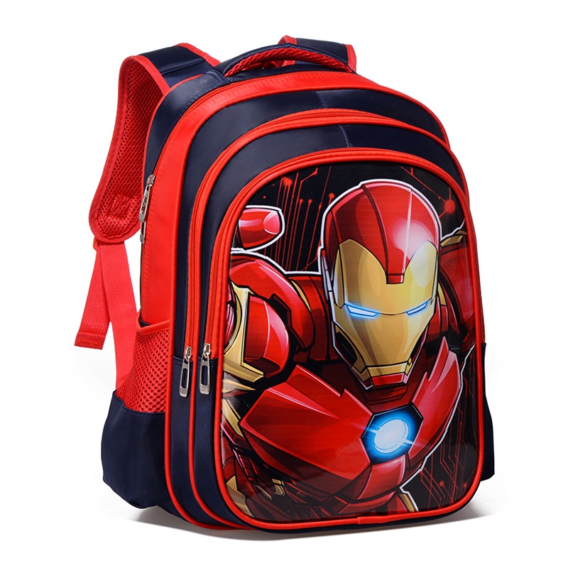 Avengers Marvel Iron Man Người Nhện Captain America Ba Lô Trẻ Em Học Sinh Dung Tích Lớn Chống Thấm Nước Cá Tính Multipu