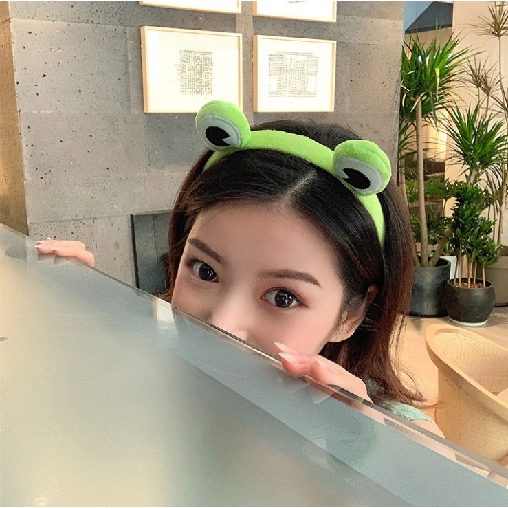 Băng đô nam, Băng đô skincare Hàn Quốc hình con ếch ngộ nghĩnh