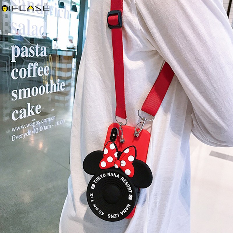 Ốp điện thoại Samsung Galaxy Note 20 Ultra 10 Lite 10 + Plus 9 Minnie Mickey Unicorn Khủng long Cinnamoroll Dây buộc chó Dây kéo Ví đựng tiền xu Gói thẻ hoạt hình Vỏ mềm dễ thương