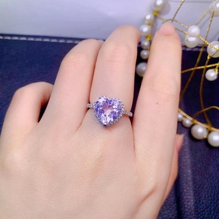 ❤ Cổ Điển Nguyên Bản Thời Trang Tình Yêu Thạch Anh Tím Nữ Nhẫn Thời Trang Dễ Thương Thú Tội Trang Sức Cưới