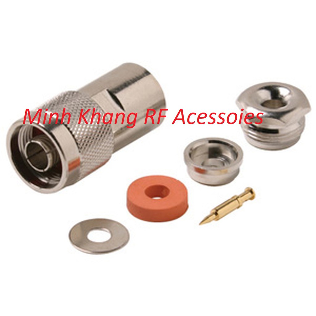 1-10 pz TNC connettore maschio spina TNC maschio morsetto a saldare per RG8 RG213 RG165 LMR400 7D-FB cavo coassiale consegna veloce ottone rame