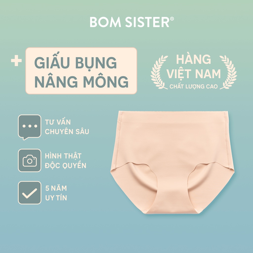 Ảnh Quần gen su đúc, quần gen định hình gom eo nâng mông, không đường may không lộ viền BOMSISTER QG5609 1