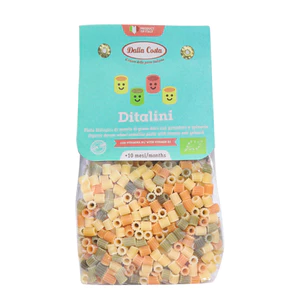 Nui ống ngắn rau củ hữu cơ Dalla Costa - bé từ 10 tháng tuổi - Organic Baby Pasta Ditalini