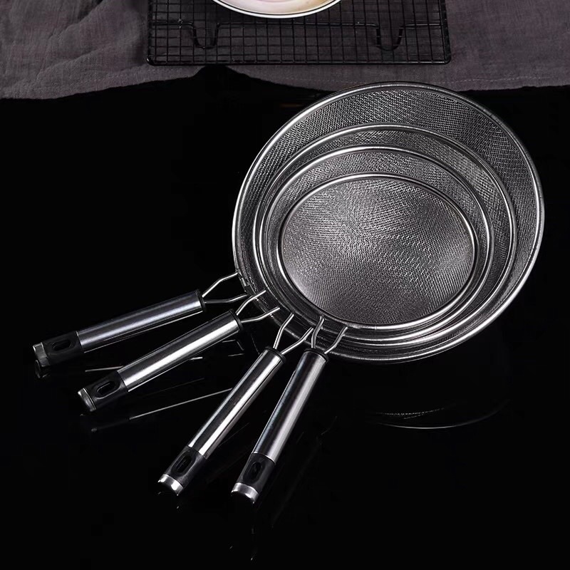 Rây lọc inox 2 lớp siêu mịn-Chất liệu inox cao cấp dùng lọc thức ăn ...