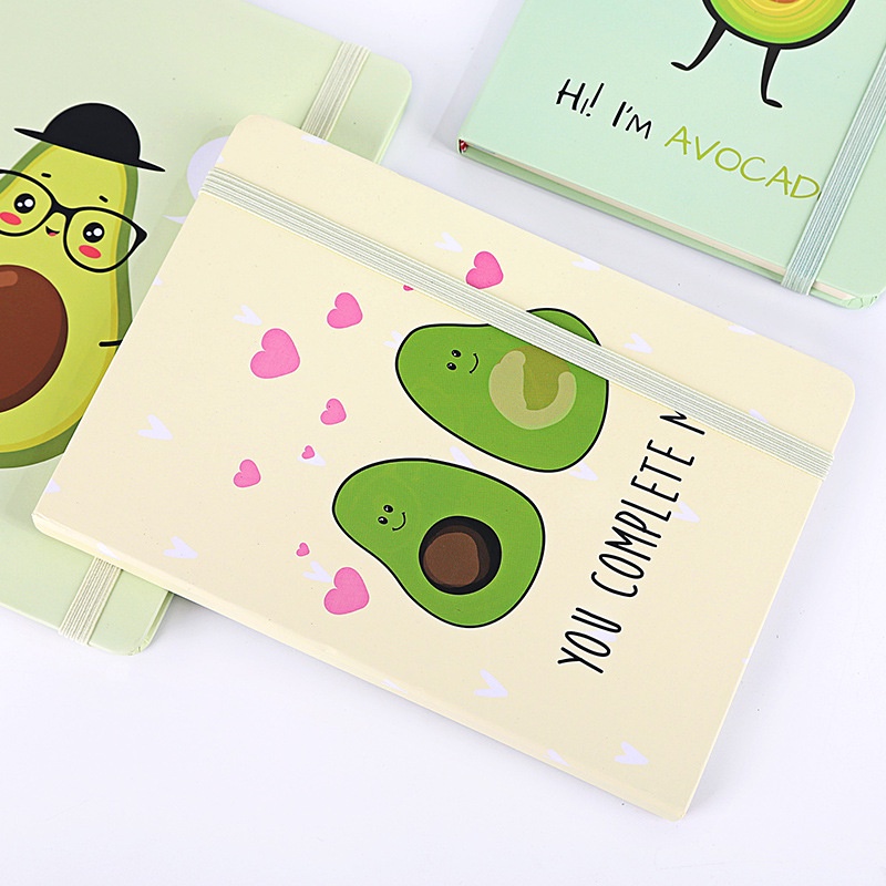 Sổ ghi chép A5 dễ thương cute dày 192 trang MIKIREI bìa cứng kẻ ngang mẫu handmade
