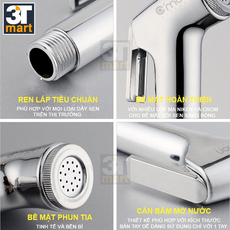 Ảnh Bộ vòi xịt vệ sinh cao cấp C'MON VX-01 4