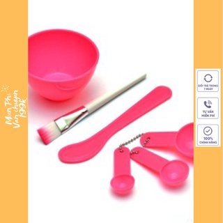 COMBO 2 Bộ bát trộn đắp mặt nạ bộ chén trộn mặt nạ 5 in 1 tiện ích 008946