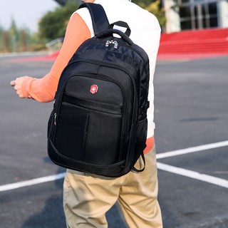 Ba lô máy tính xách tay Thụy Sĩ 17 "Túi du lịch nylon chống thấm nước, ba lô, túi đựng laptop