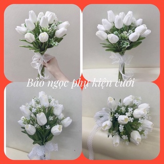 hoa cầm tay cô dâu (MÃ HCTAY07)