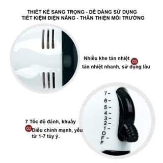 [SIÊU HOT] Máy Đánh Trứng Cầm Tay 7 Tốc Độ Công Suất 180W