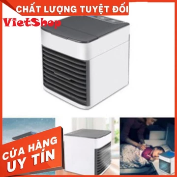 🌥️FREESHIP🌥️ Quạt Điều Hòa Mini Hơi Nước Để Bàn, Quạt Điều Hòa Mini Công Nghệ Hàn Quốc Siêu Mát - VietShop