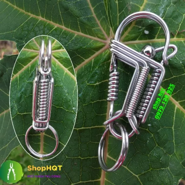Móc Khóa Quà Tặng Thủ Công Inox – Tặng Bạn Trai, Chồng, Bố Ngày Đặc Biệt, Treo Xe, Độc Lạ, Bền Đẹp, Không Gỉ