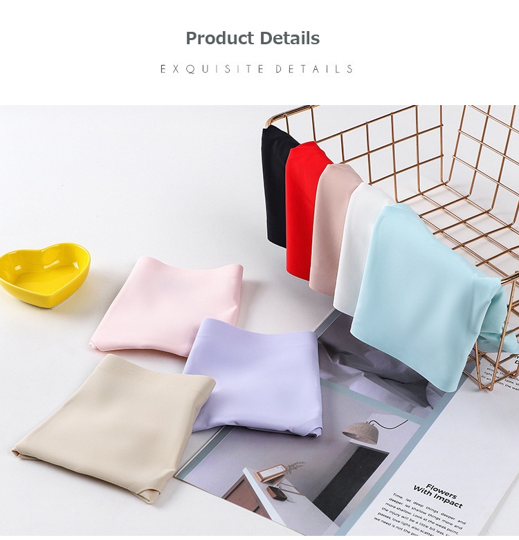 Mô tả FallSweet M-2XL Quần Lót Lụa Lạnh Không Đường May Lưng Vừa Thoáng Khí Thoải Mái Cho Nữ Plus Size - 1