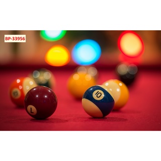 Tranh dán tường 3D Club bida VẢI lụa kim sa bền đẹp, dễ thi công