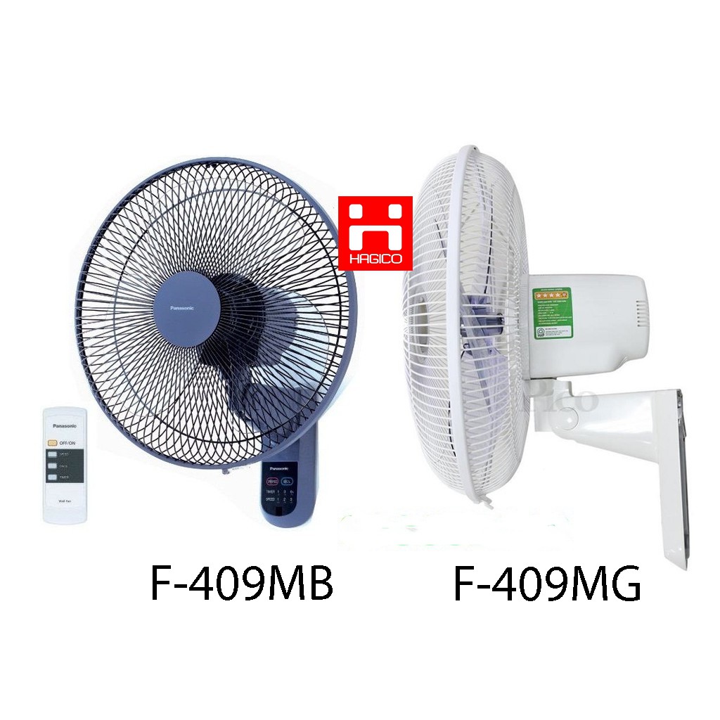Quạt treo điều khiển có hẹn giờ Panasonic F-409MG F-409MB F-409M màu ...
