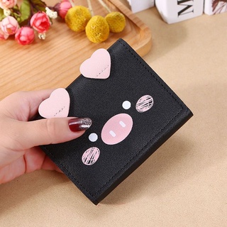 Ví Ngắn Cầm Tay Mini Hình Heo/ Thỏ Con Má Hồng Xinh Xắn [Bel40]