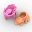 KIN Succulents Hoa Nhựa Khuôn Silicon Thích Hợp Cho Diy Vườn Bê Tông Hoa Trang Trí Nhà