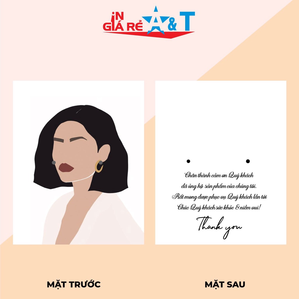 Xấp 100 Tag Bông Tai Sang trọng (HÀNG CÓ SẴN)