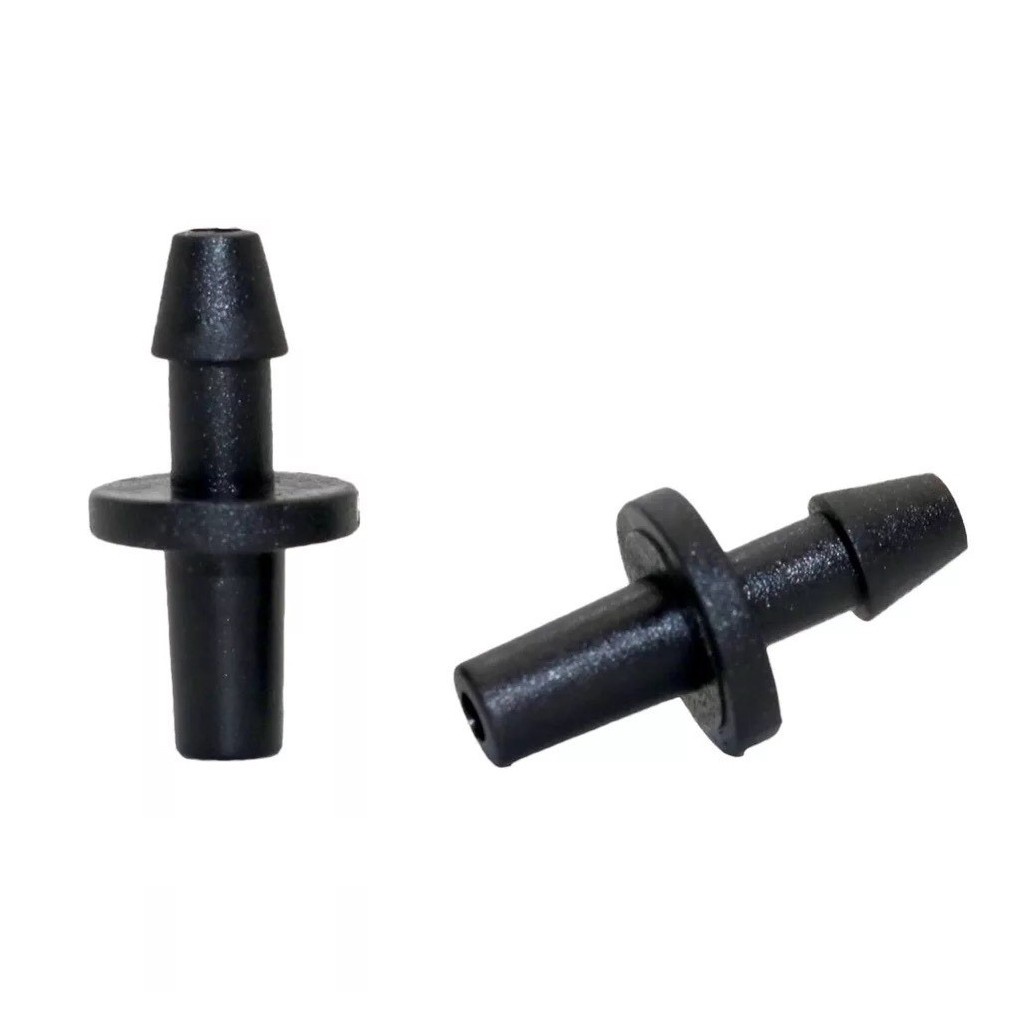10 Khởi Thủy 6mm 1 Đầu Trơn 1 Đầu Ngạnh, Sử Dụng Nối Béc Phun Sương Và Ống Dây LDPE 6mm - 8mm, Tưới phun mưa