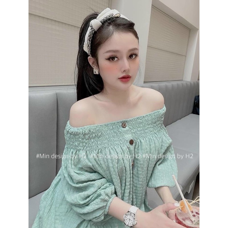 Váy Trễ Vai chun Xinh ngất Ngây