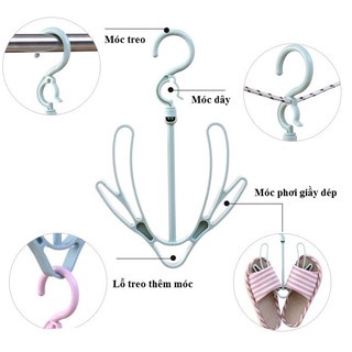 Bán Sỉ 100 móc phơi giầy Móc treo giày - móc treo đồ - móc treo phơi giày thông minh