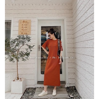 [V1.24] [Siêu Hot] Váy Maxi Dập Ly Dáng Suông Dài 6 Màu Cá Tính Có Ảnh Thật Kèm Video