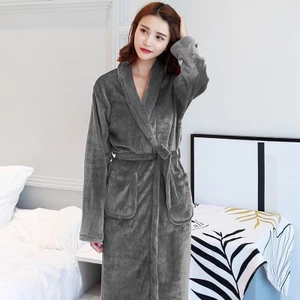 Áo Choàng Tắm Lông Cừu Dày Cho Tất Cả Giới Tính.