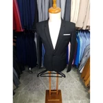 Áo vest nam ôm body màu đen may 3 lớp đệm ngực độn vai tạo form dáng chuẩn tặng cà vạt đen + hộp đựng — ảnh 7