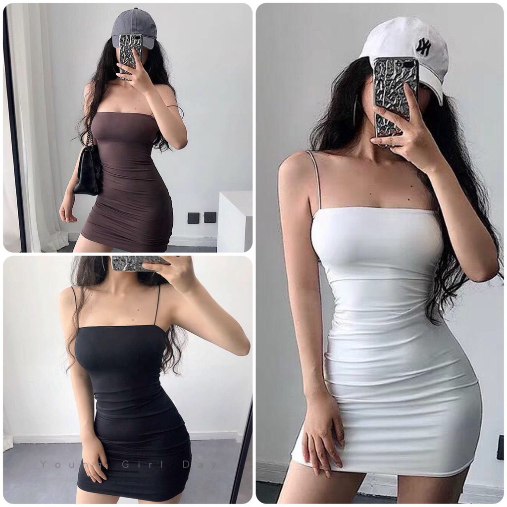 đầm body 2 dây giá tốt Tháng 5, 2024 | Mua ngay | Shopee Việt Nam