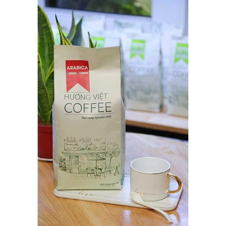Cà Phê Arabica Rang Mộc Nguyên Chất (Nguyên Hạt)