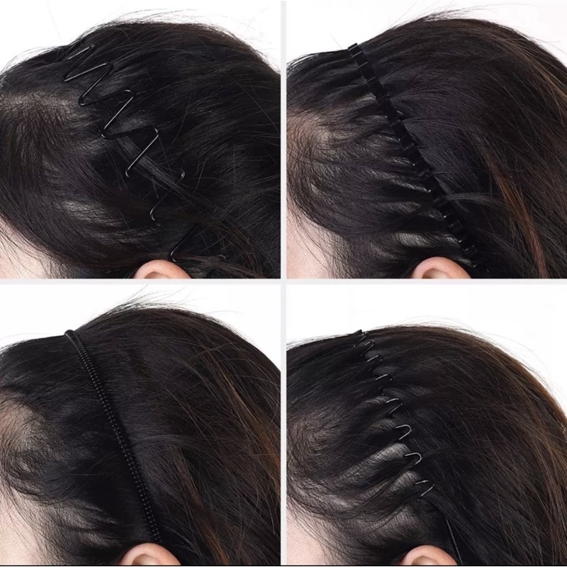 Bờm Tóc,Cài Tóc Kim Loại Màu Đen Đơn Giản Với Nhiều Kiểu Dáng Cho Cả Nam Và Nữ Phụ Kiện Tóc
