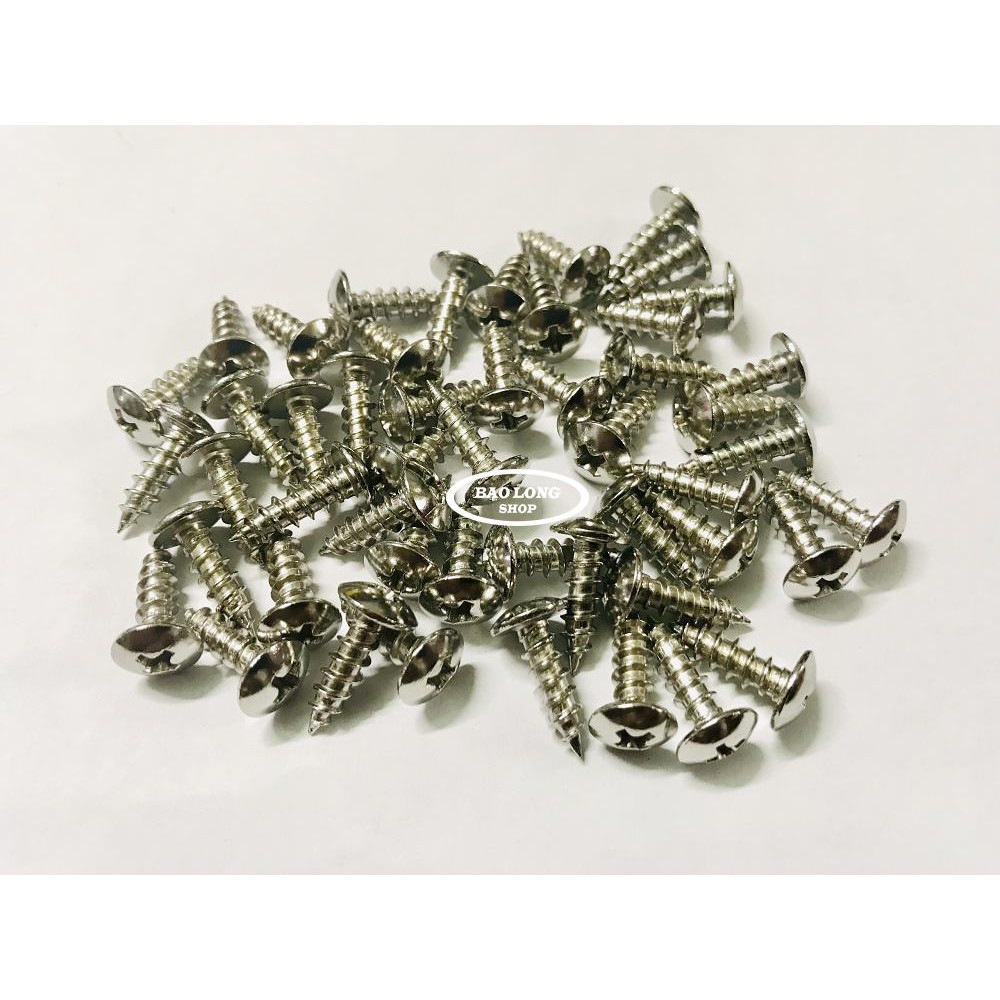 50 con ốc (Inox 100%) 5li 1,5phân gắn các loại xe máy (răng thưa)