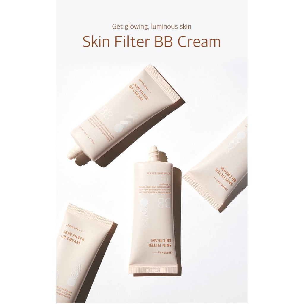 Ảnh Kem Nền Mỏng Nhẹ Tự Nhiên Lâu Trôi BOM BB Cream SPF 50 PA +++ 40ml 2