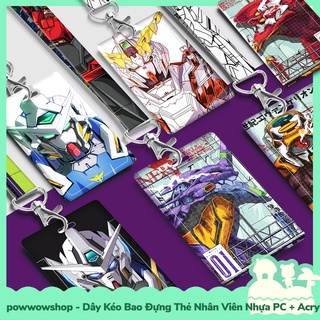 [Sẵn VN - Hỏa Tốc] Dây Vải & Bao Đựng Thẻ Nhân Viên / Học Sinh / Sinh Viên Phong Cách Gundam Super Robot