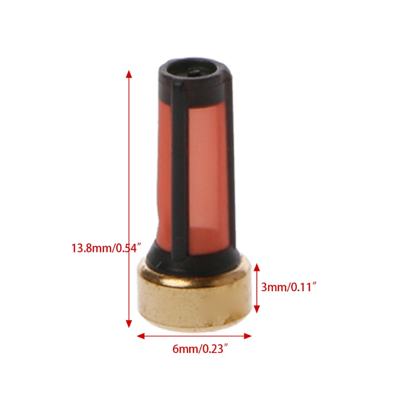 Kool 20 Chiếc Bán Buôn Kim Phun Nhiên Liệu Micro Lọc 13 8 * 6x3mm Xe Phun Rep Bộ Dụng Cụ Dành Cho
