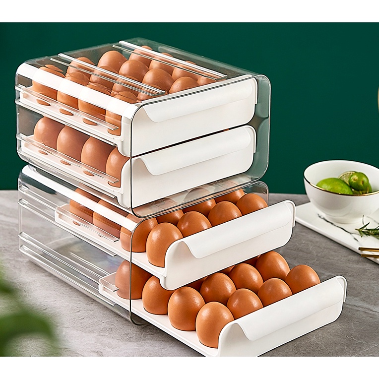 Khay đựng trứng 2 ngăn, 36 ô tiện dụng AMIZIN