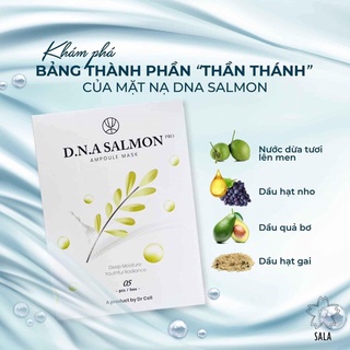 Mặt Nạ Dừa DNA Dạng Thạch Cấp Ẩm, Dưỡng Trắng, Không Gây Kích Ứng Da – Túi 5 Miếng