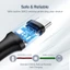 Cáp dữ liệu sạc nhanh Ugreen 1m 3A USB Type-C chính hãng Ugreen cho Samsung S9