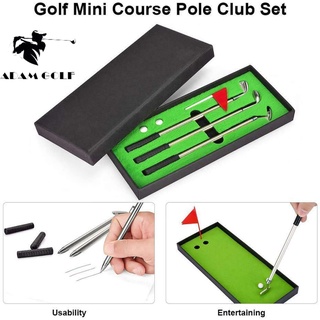 Quà tặng cao cấp cho GOLFER - Bộ bút ký dụng cụ đánh Golf Mini để bàn - Loại 1 tuyển chọn