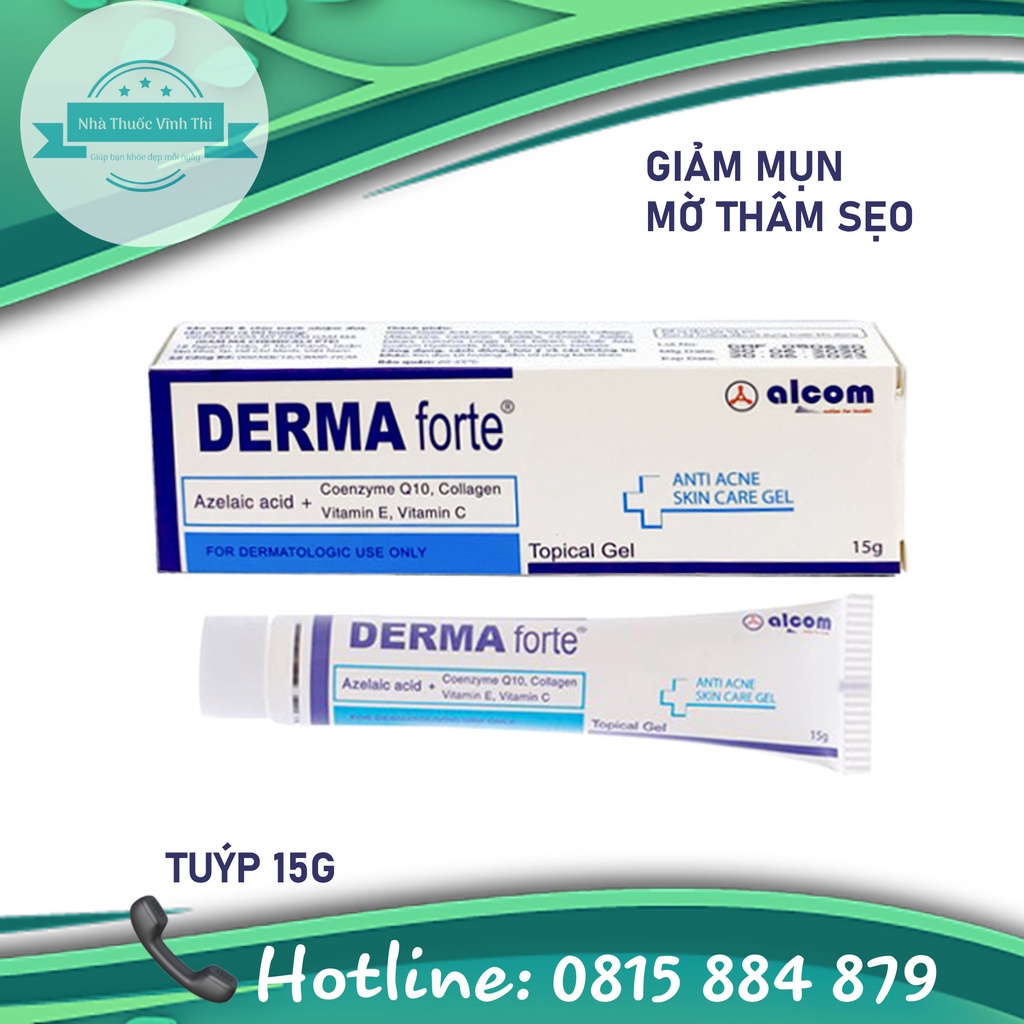 [Chính Hãng] Derma Forte Gel Giảm Mụn Mờ Thâm | Shopee Việt Nam
