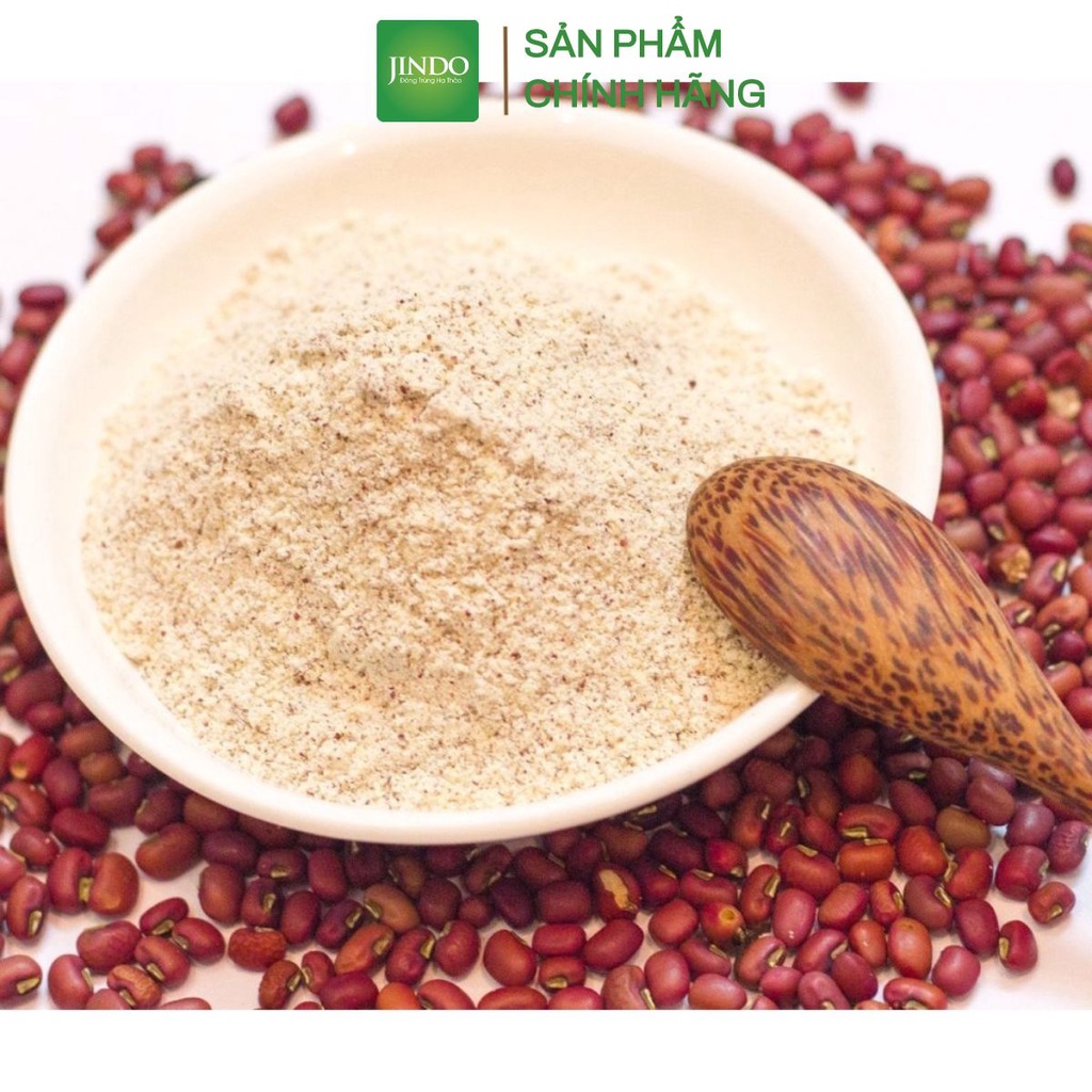 Bột đậu đỏ thượng hạng JINDO 1kg tác dụng hỗ trợ trắng da, mịn da cho phái đẹp