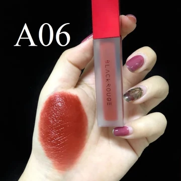 Son Black rouge A06 màu đỏ đất ngả gạch