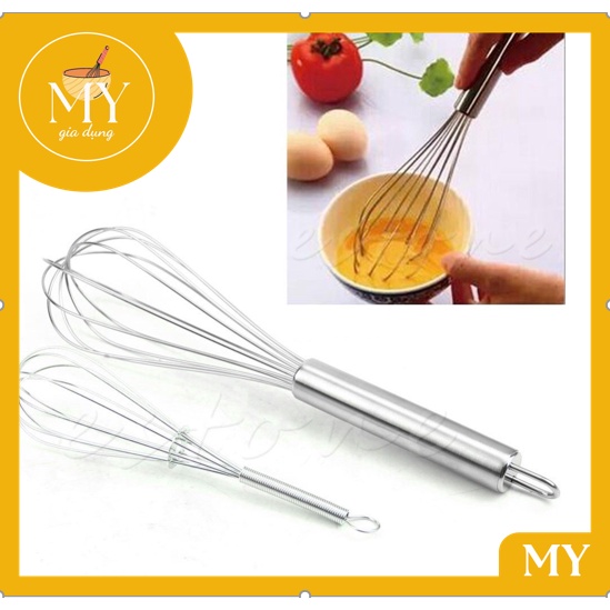Cây đánh trứng cầm tay, Cây phới lồng, khuấy trộn bột ,inox bằng thép không gỉ