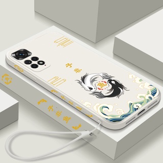 Ốp lưng Redmi Note 13 12 11 10 Pro 9 9S 10S 11S Xiaomi Mi 12 13 11 Lite Cá Sóng Biển Hoa Chống Sốc Dây Buộc Vỏ Điện Thoại Tpu Mềm