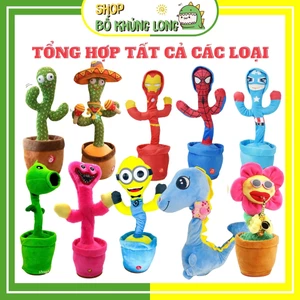 Cây Xương Rồng Nhảy Múa Nhại Giọng Sương Rồng Nhảy Múa Nhiều Bài Kèm Ghi Âm Qùa Tặng SInh Nhật Cho Bé - BỐ KHỦNG LONG