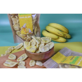 Chuối Sấy Giòn Không Đường Giòn Tan, Eat Clean, Keto - Crunchy Banana No Sugar Added By Legumes 200g