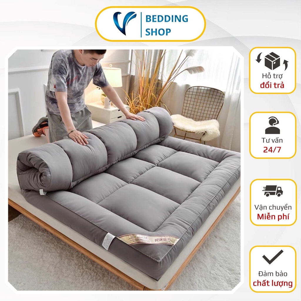 Đệm topper, nệm topper gấp xuất Nhật, tấm bảo vệ đệm cao cấp mềm mại ...