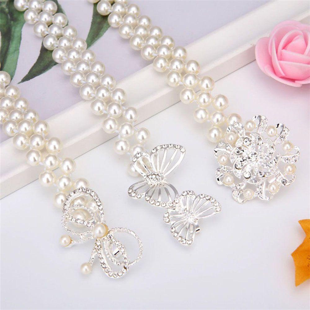 Thắt lưng ngọc trai blings cummerbunds - phụ kiện thời trang cho đầm, áo len và áo khoác