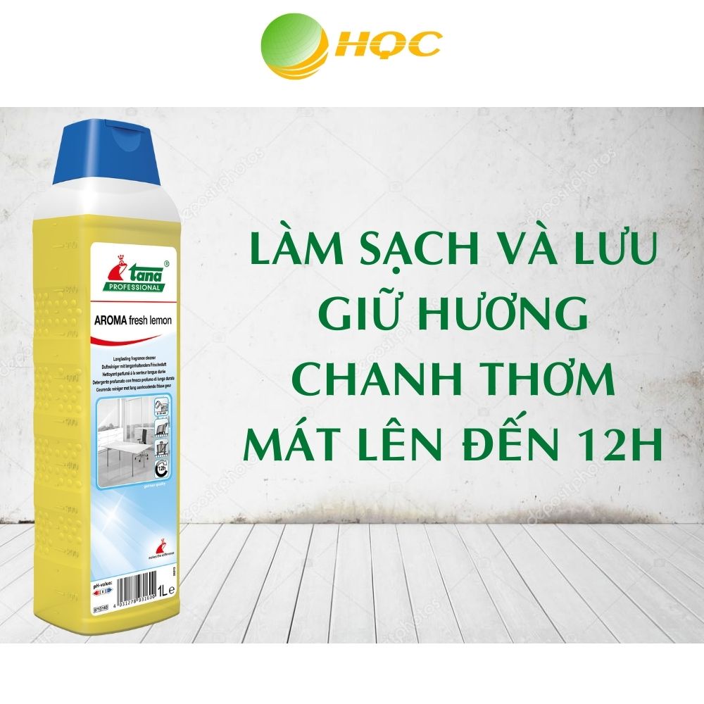 Nước Lau Sàn Hương Chanh AROMA fresh lemon Nhập Khẩu Đức 1L