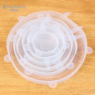 Nắp silicon co giãn linh hoạt dùng để đậy bảo quản thức ăn đa năng nhiều kích cỡ